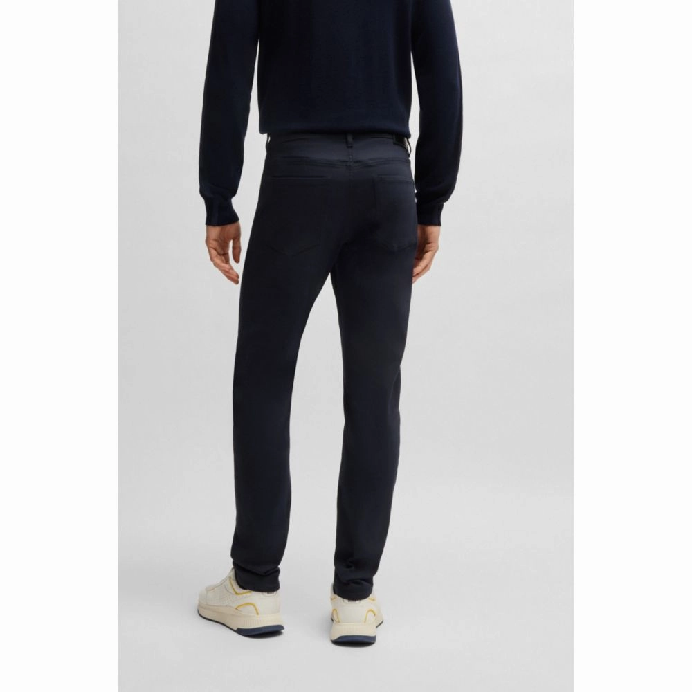 Porsche x  tapered-fit jeans in blue performance-stretch denim