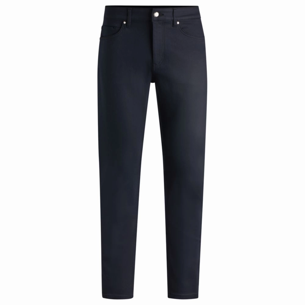 Porsche x  tapered-fit jeans in blue performance-stretch denim