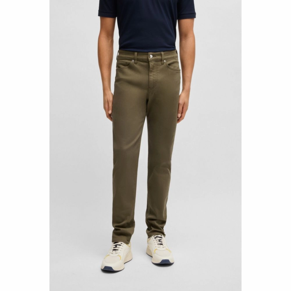 Porsche x  tapered-fit jeans in performance-stretch denim