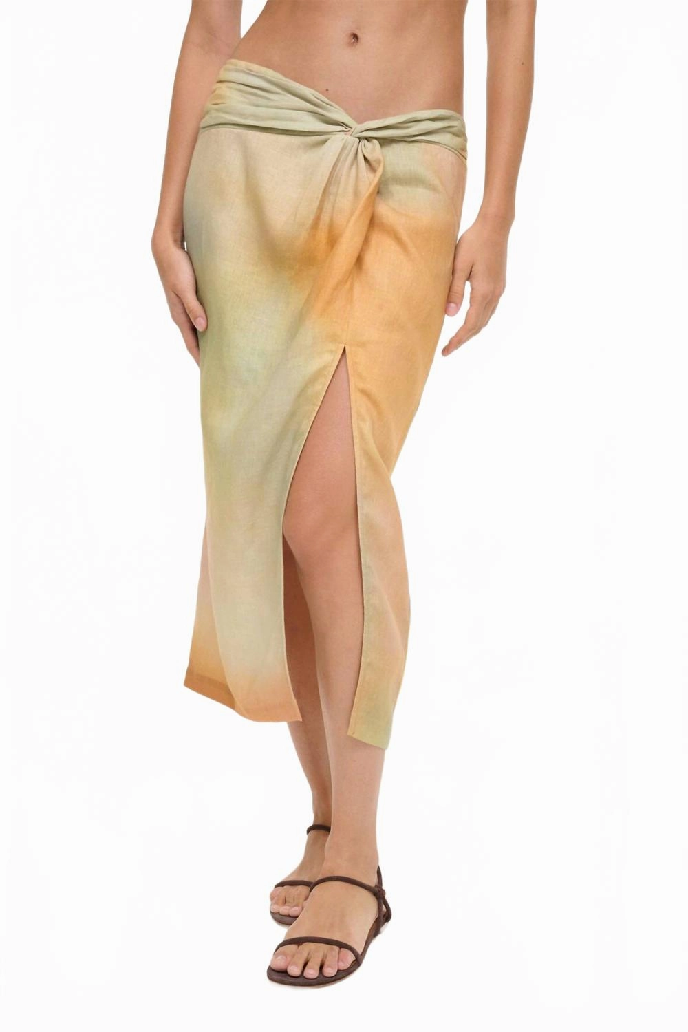Porto Line Skirt In Pastel Clouds