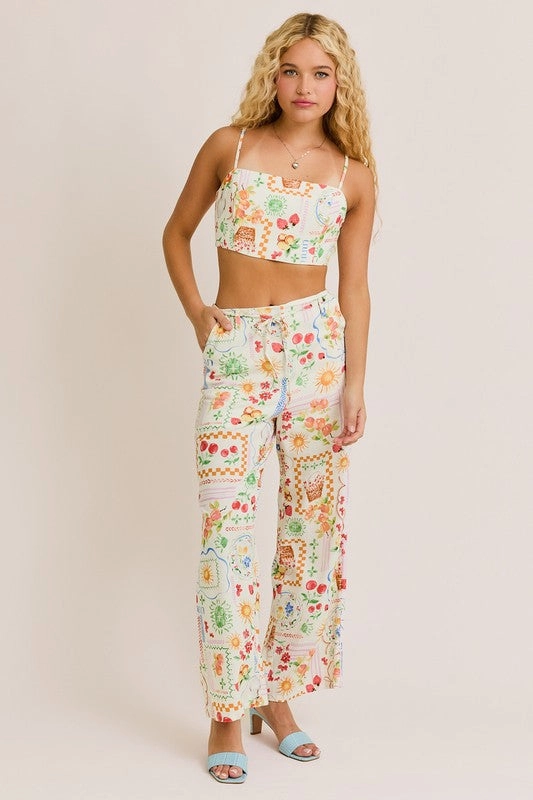 Portofino Summer Market Linen Pants