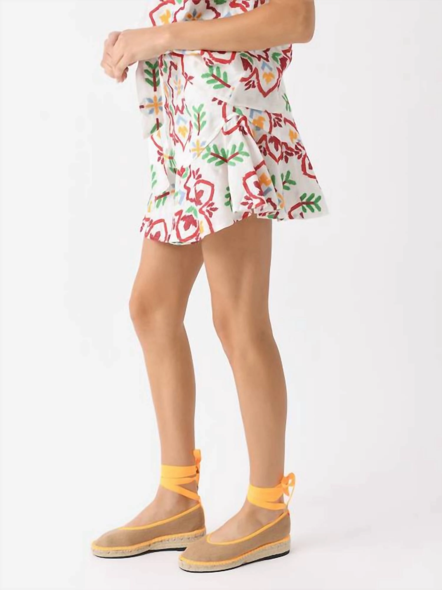 Prairie Mini Skirt In Fiesta Medallion