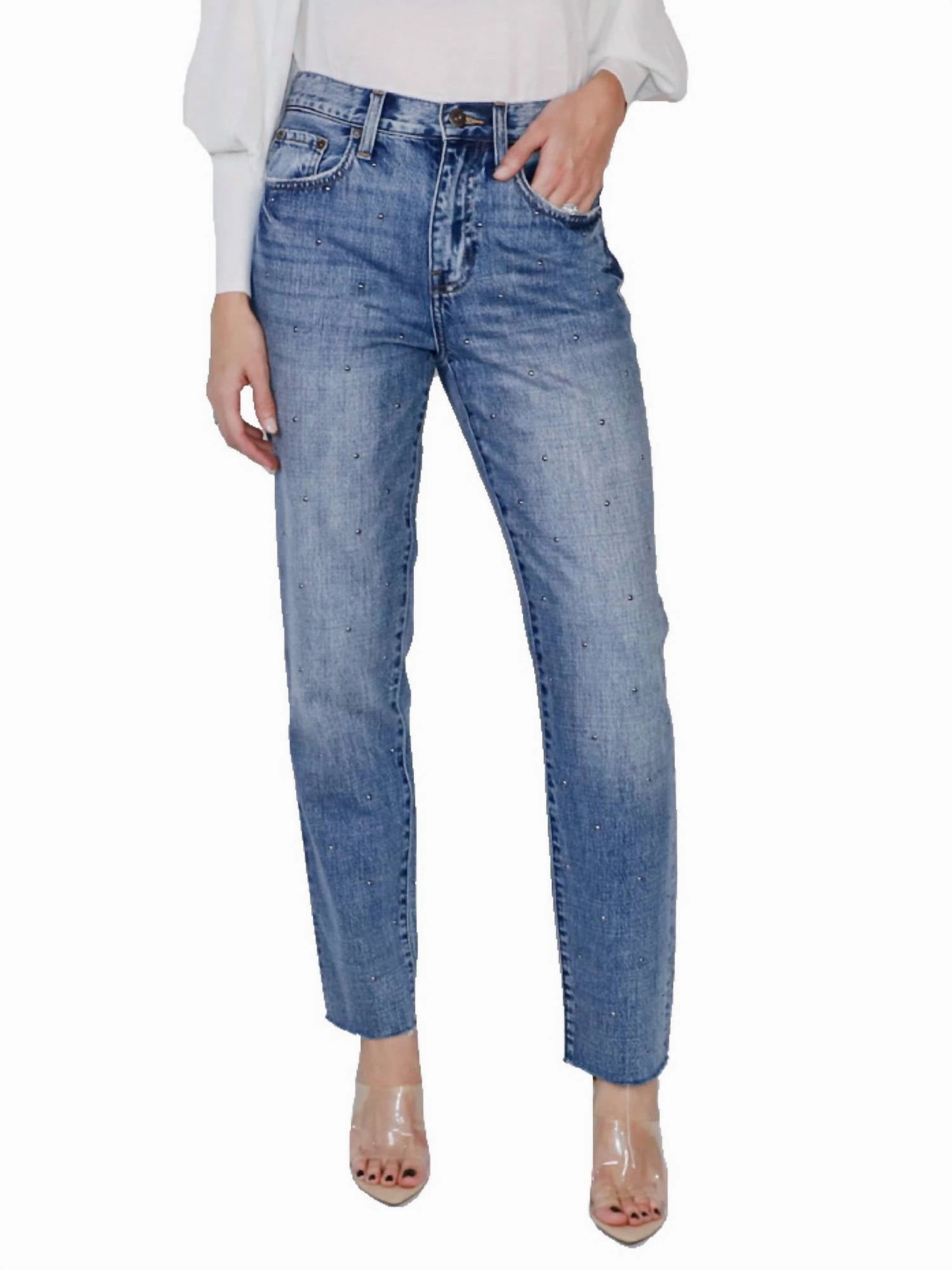 Presley Boyfriend Jeans In Blue