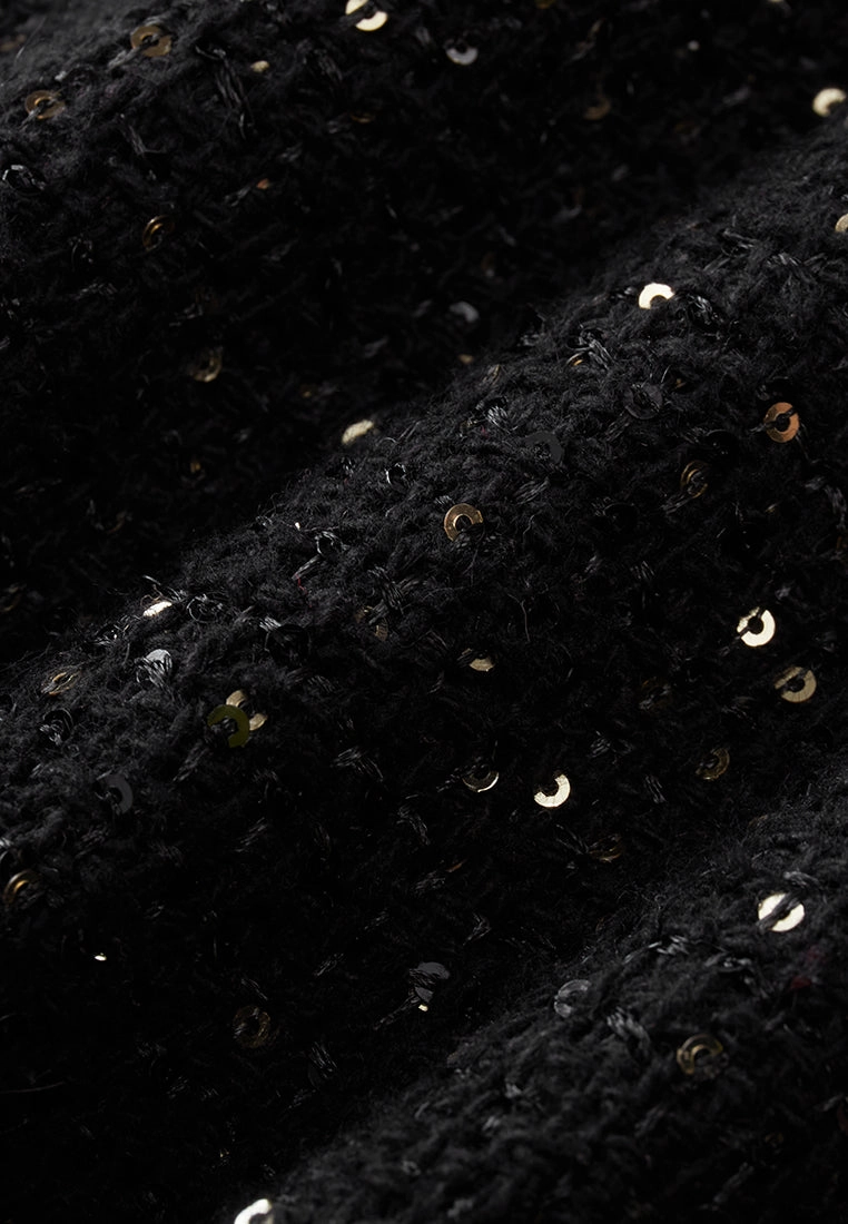 Prestige Sequined Tweed Fishtail Skirt