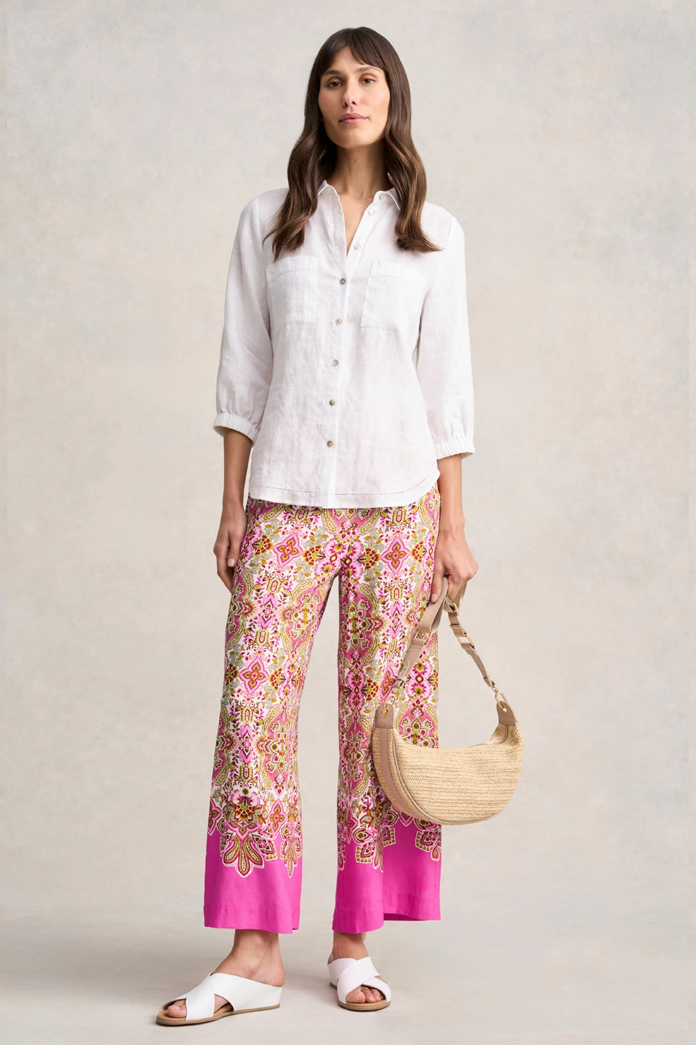 Printed 7/8 Pant - Moroccan Tile Print