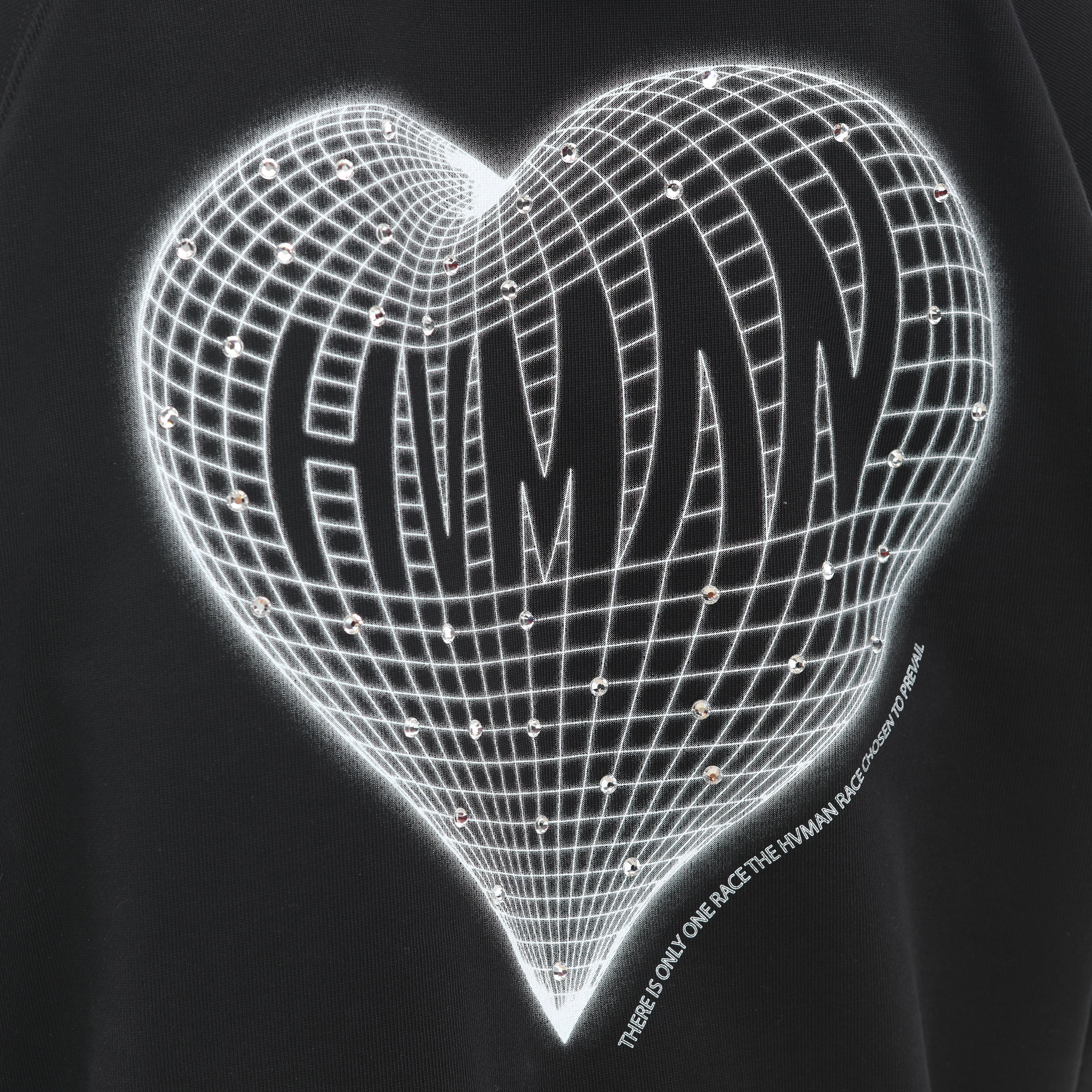Pullover Sweatshirt In Hvman Love