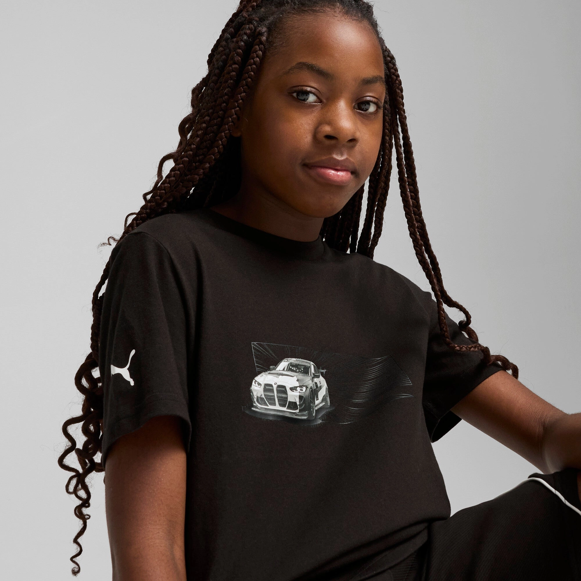 PUMA Big Kids' BMW Motorsport Car Graphic Tee