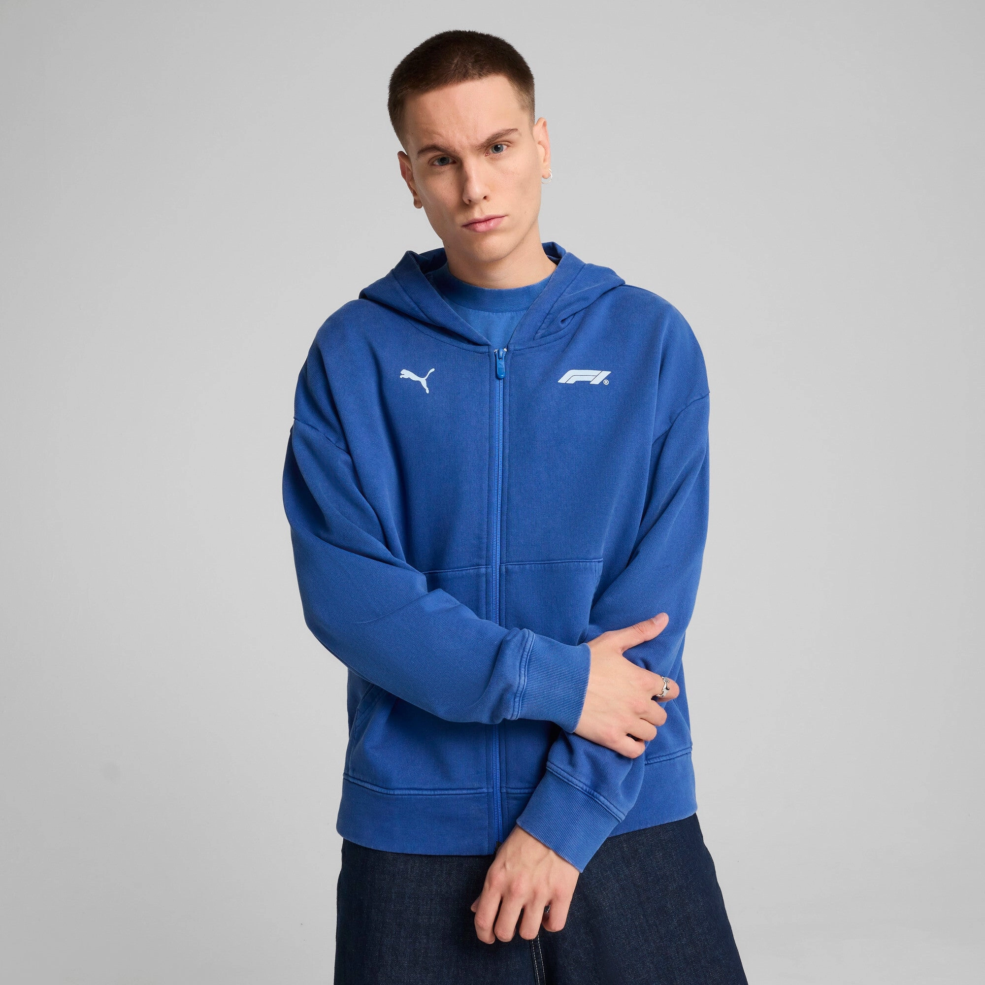PUMA Formula 1 Men's Graphic Full-Zip Hoodie