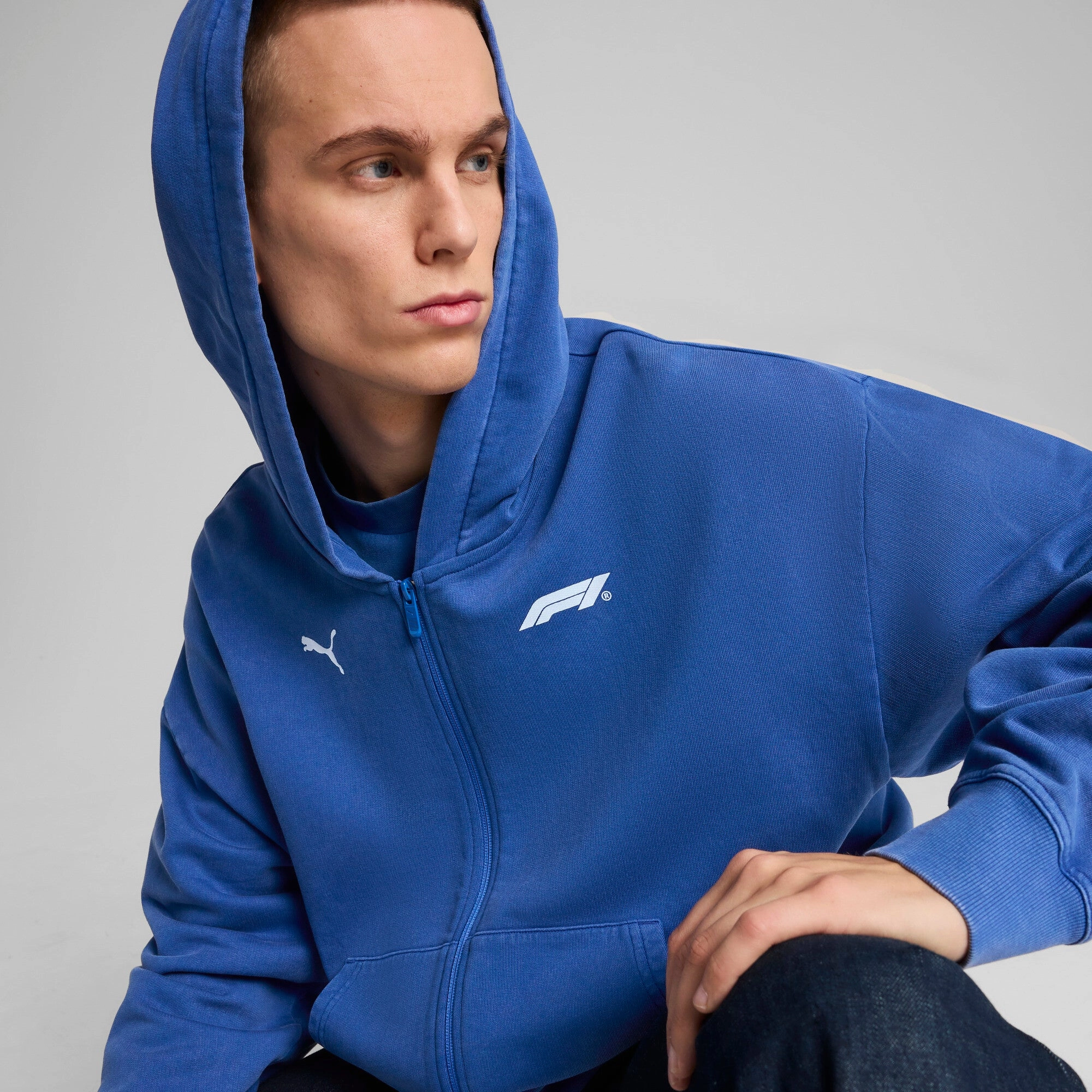 PUMA Formula 1 Men's Graphic Full-Zip Hoodie
