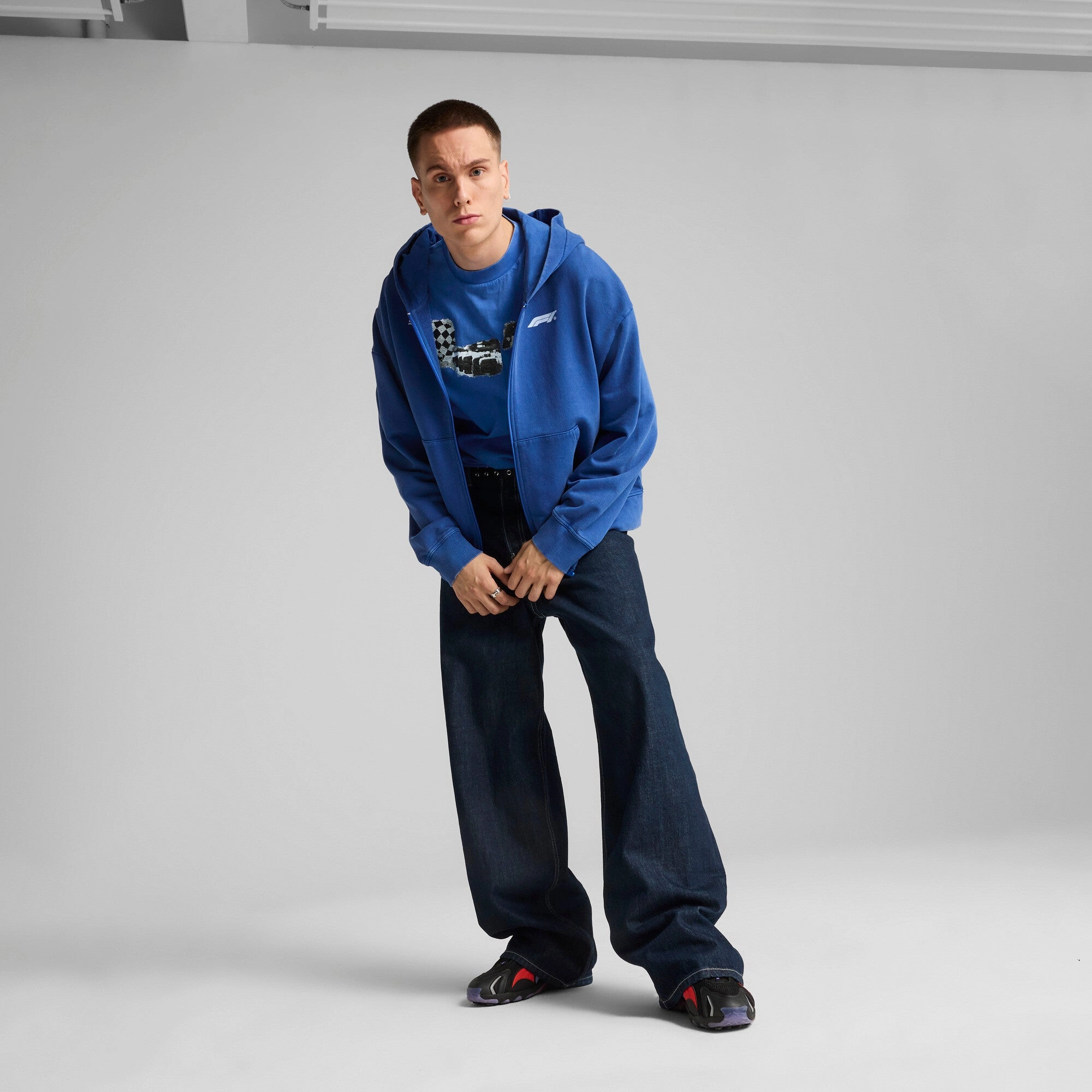 PUMA Formula 1 Men's Graphic Full-Zip Hoodie