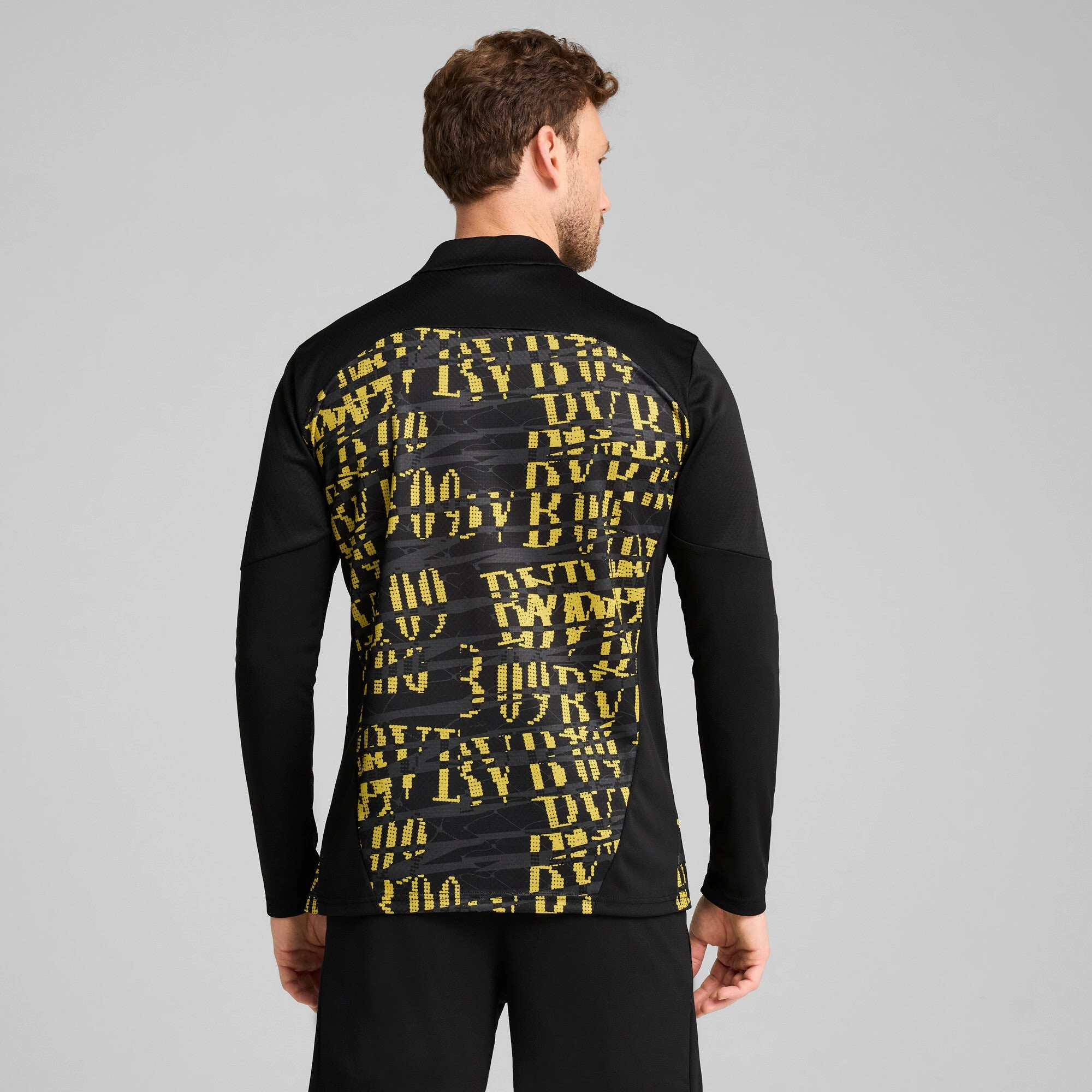 PUMA Men's Borussia Dortmund Pre-Match Quarter-Zip Top