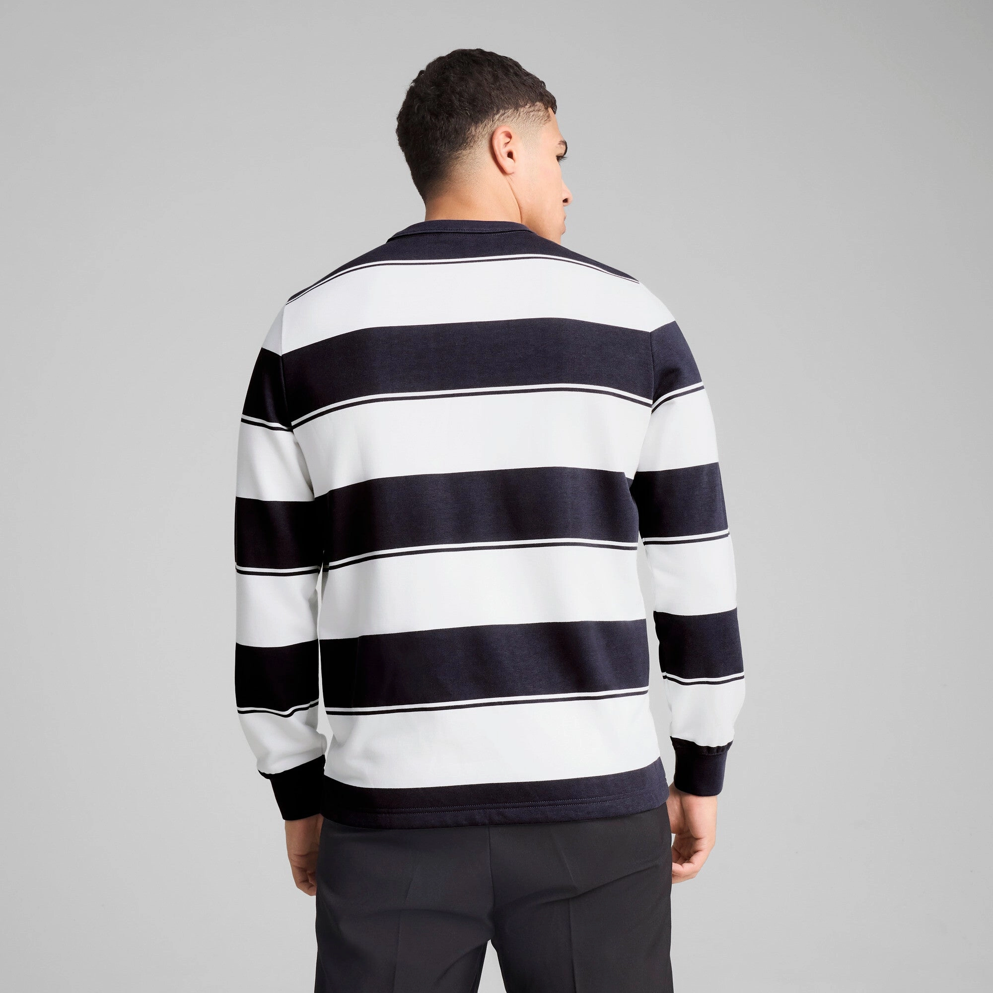 PUMA Men's Class Striped Crew Men
