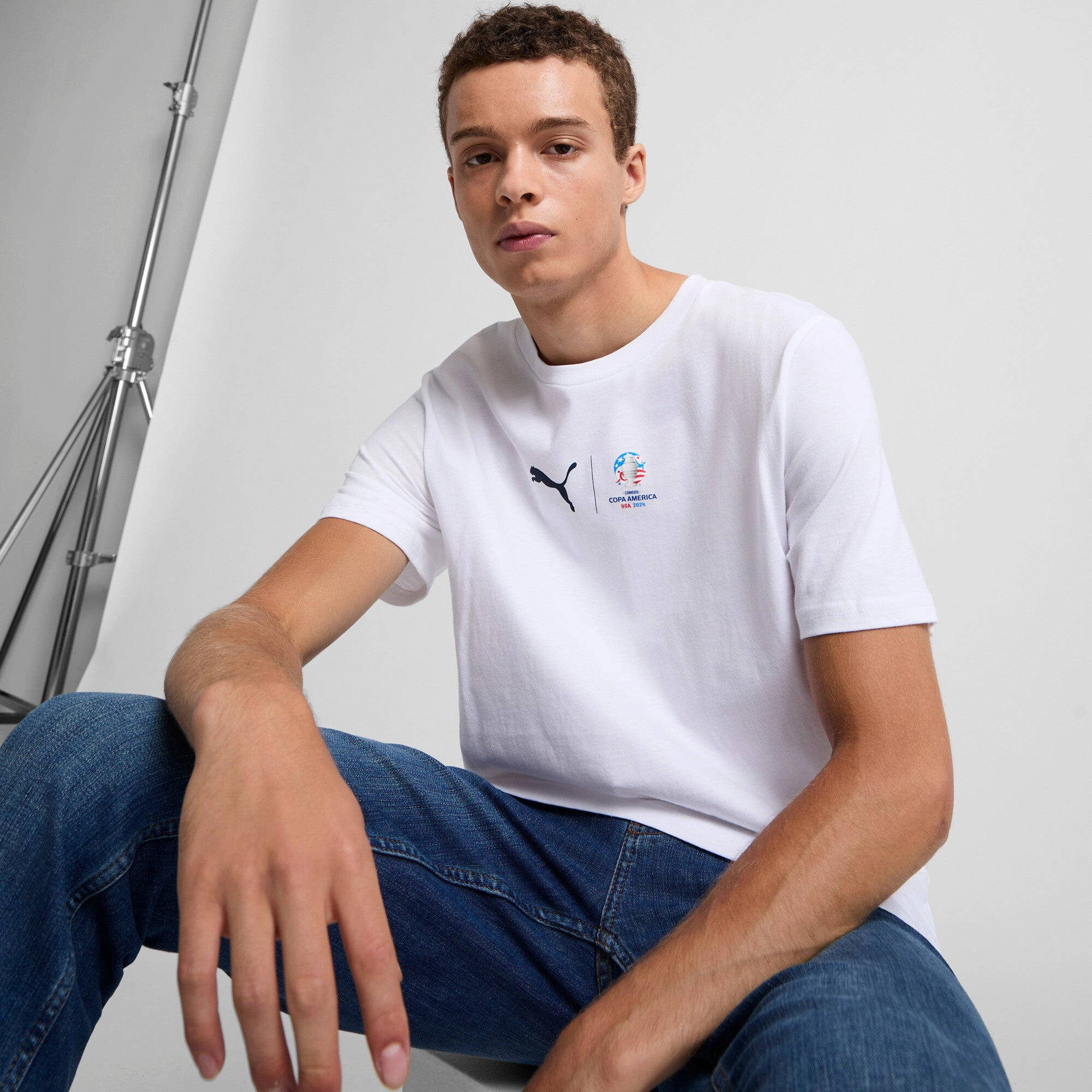 PUMA Men's Cumbre CONMEBOL Copa Amrica 2024 Tee