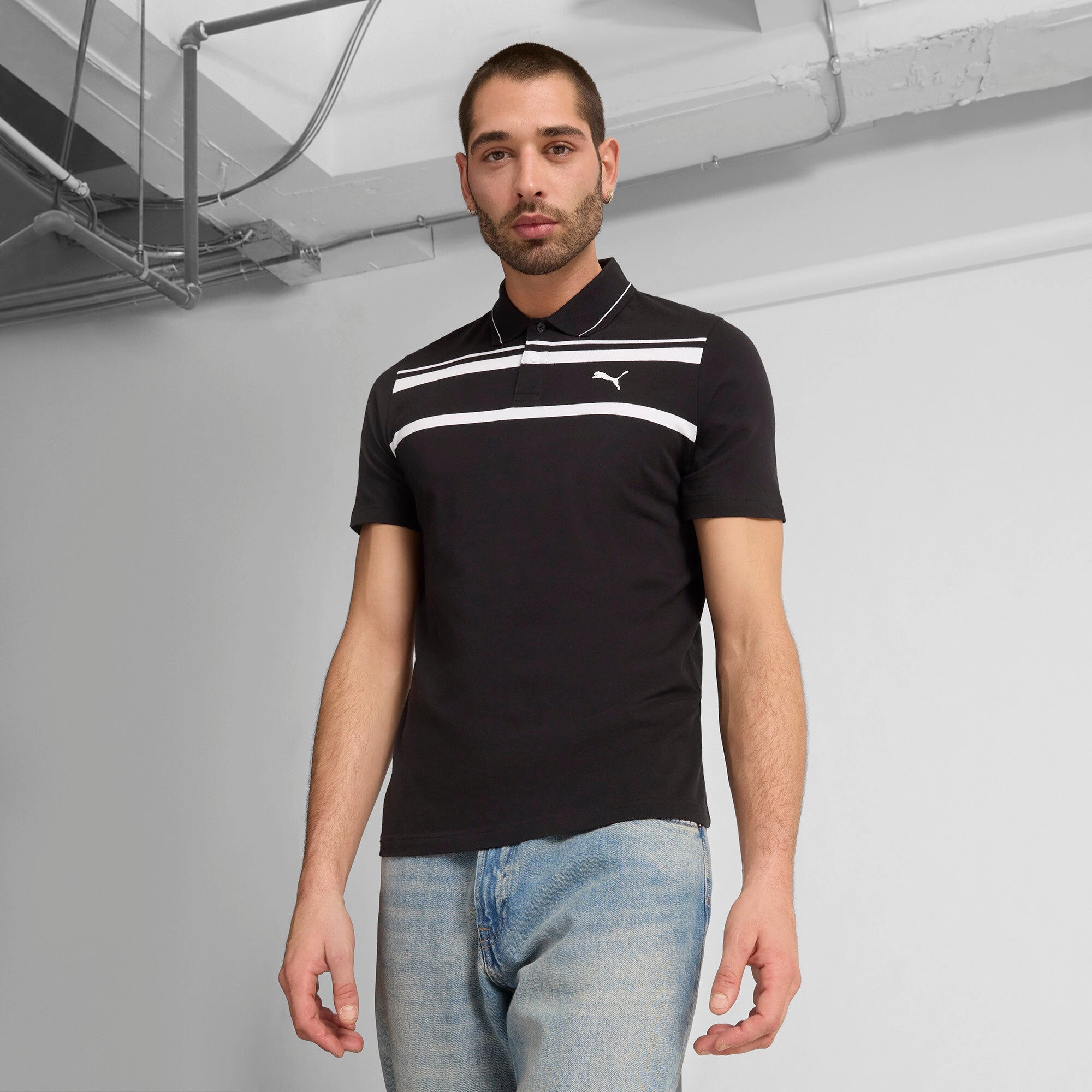 PUMA Men's ESS ELEVATED Polo Shirt