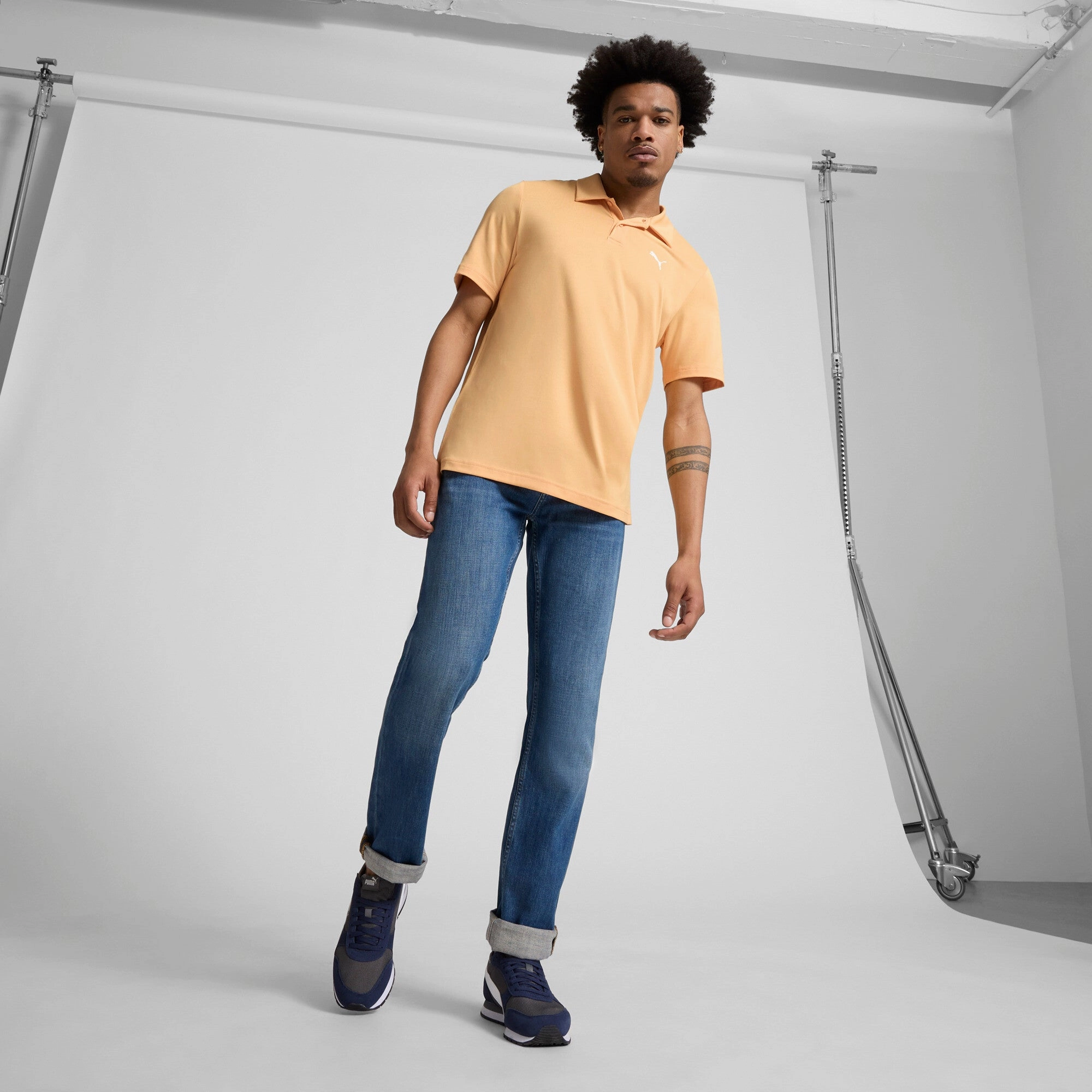 PUMA Men's ESSENTIALS All In Polo