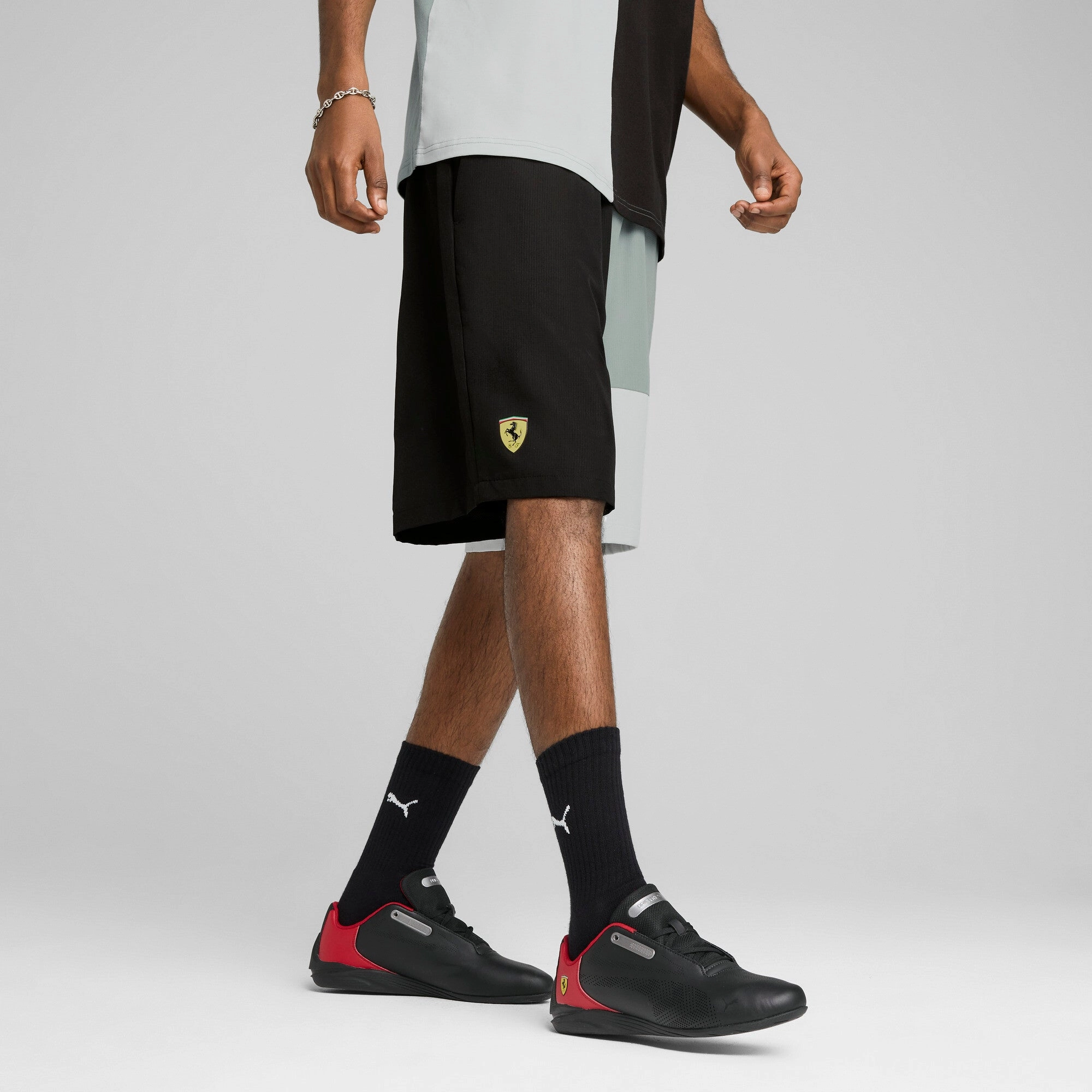 PUMA Men's Scuderia Ferrari Race Lifestyle Shorts
