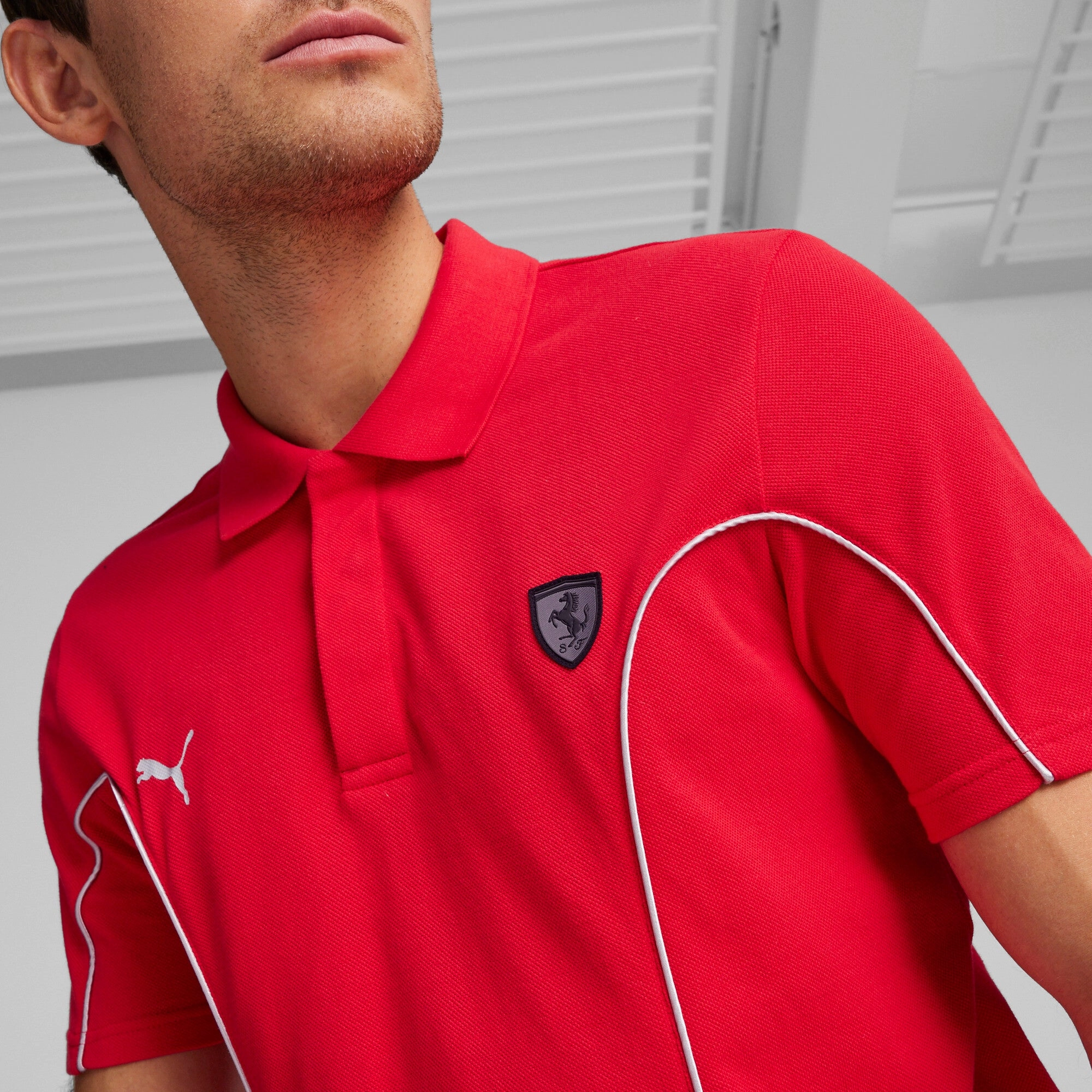 PUMA Men's Scuderia Ferrari Style Motorsport Polo