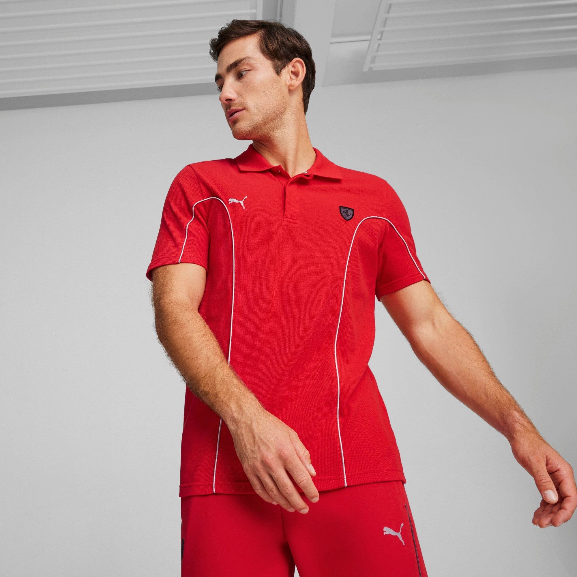 PUMA Men's Scuderia Ferrari Style Motorsport Polo