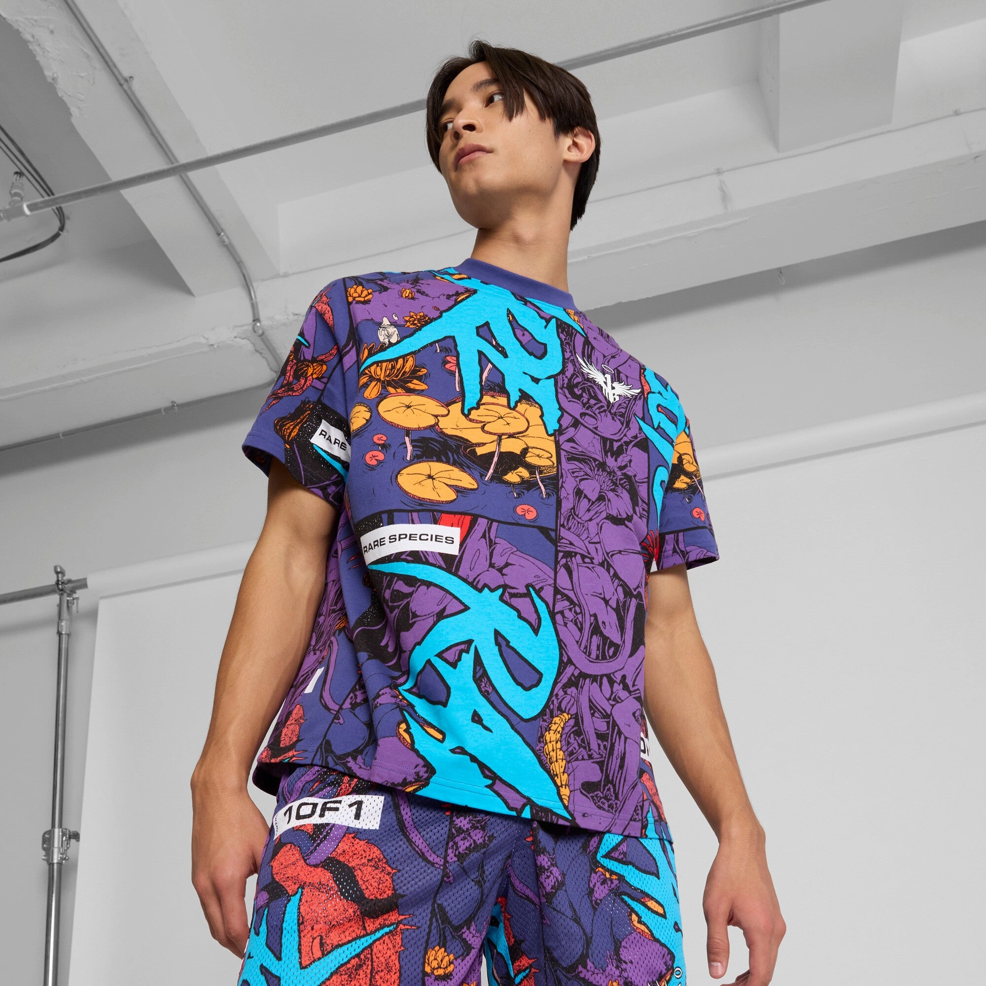 PUMA Men's x LAMELO BALL Phoenix All Over Print Tee