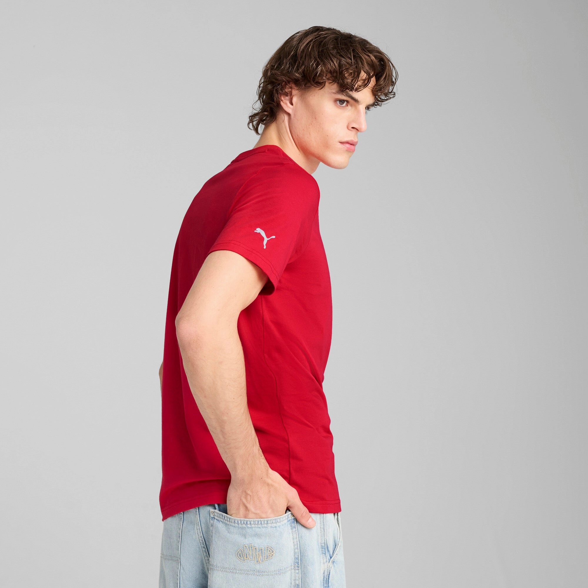 PUMA Scuderia Ferrari Race Tonal Big Shield Men's Tee