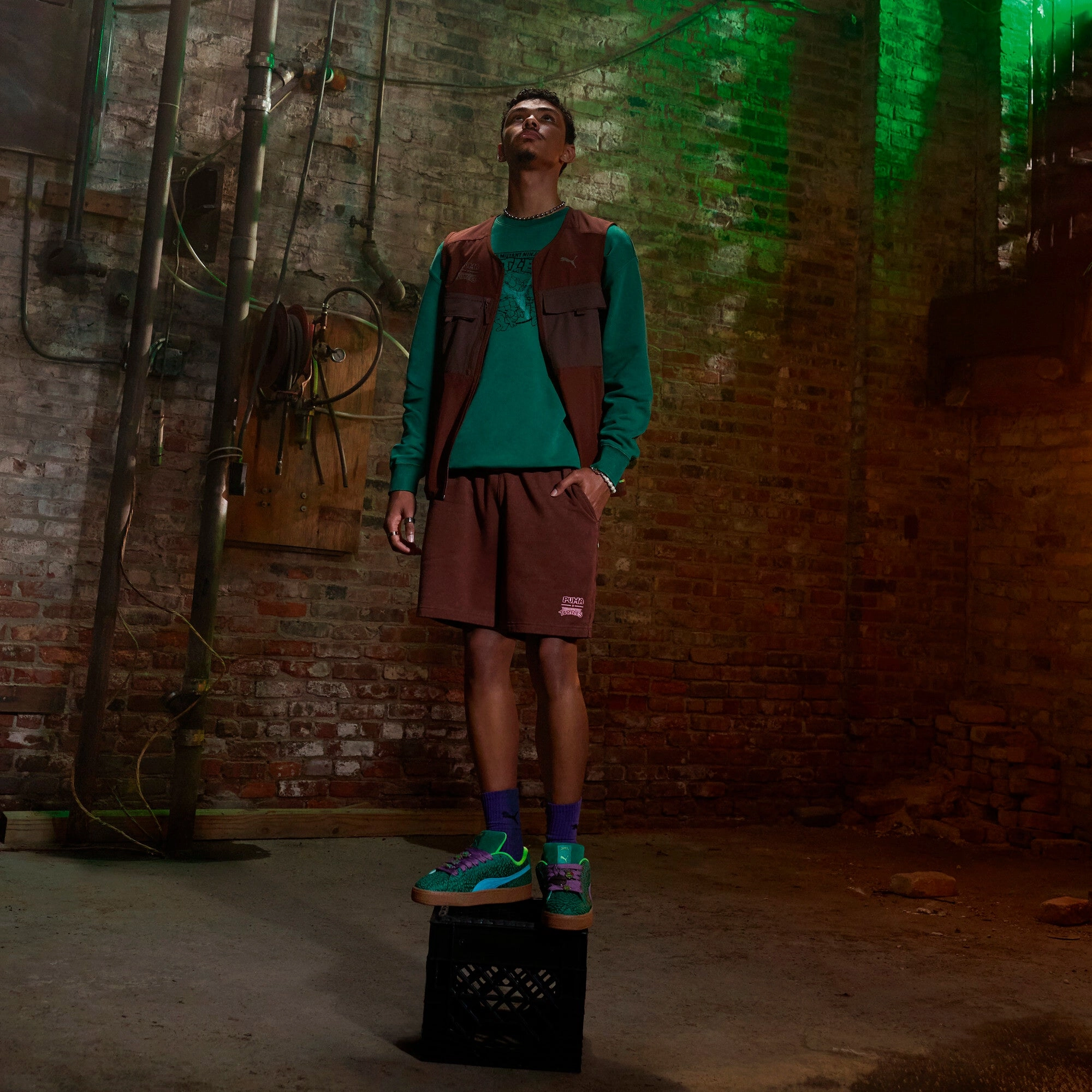 PUMA x TMNT Men's Relaxed 7" Shorts