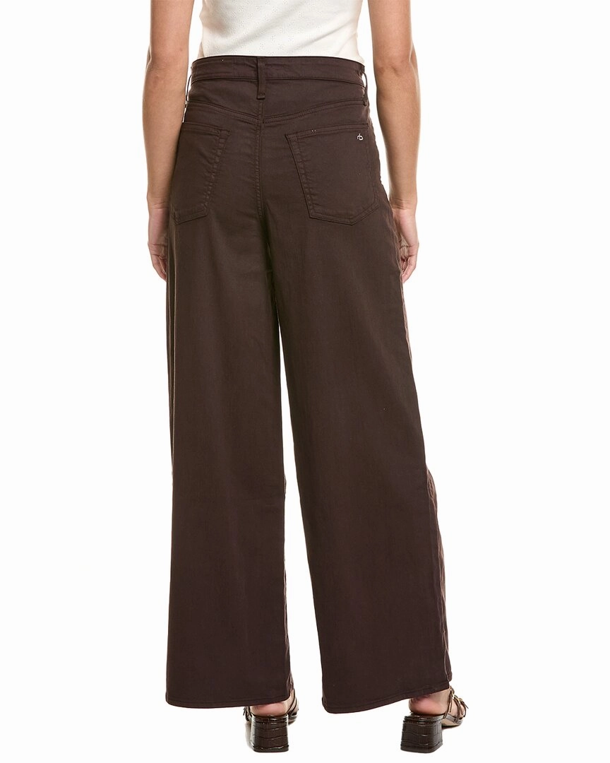 rag & bone Serena Coffee Wide Leg Jean