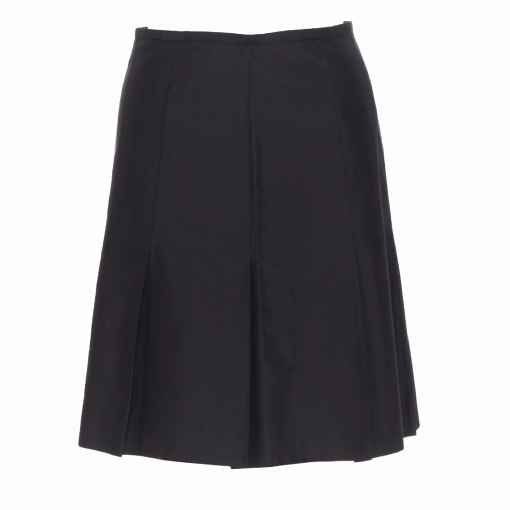 Ralph Lauren pleated hem A-line knitee length skirt work