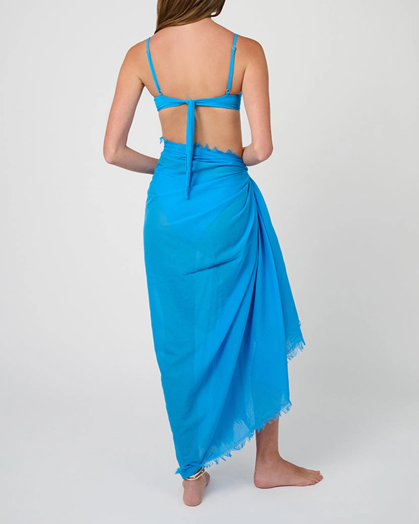 Raw Edge Maxi Sarong