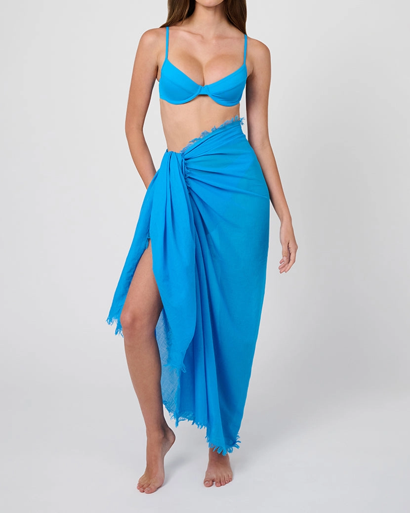 Raw Edge Maxi Sarong