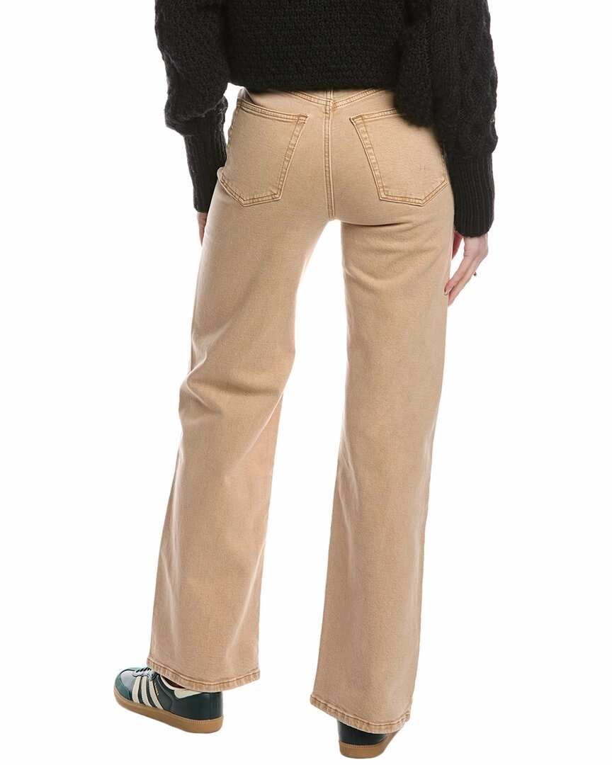 RE/DONE 70's Ultra High-Rise Washed Khaki Wide Leg Jean