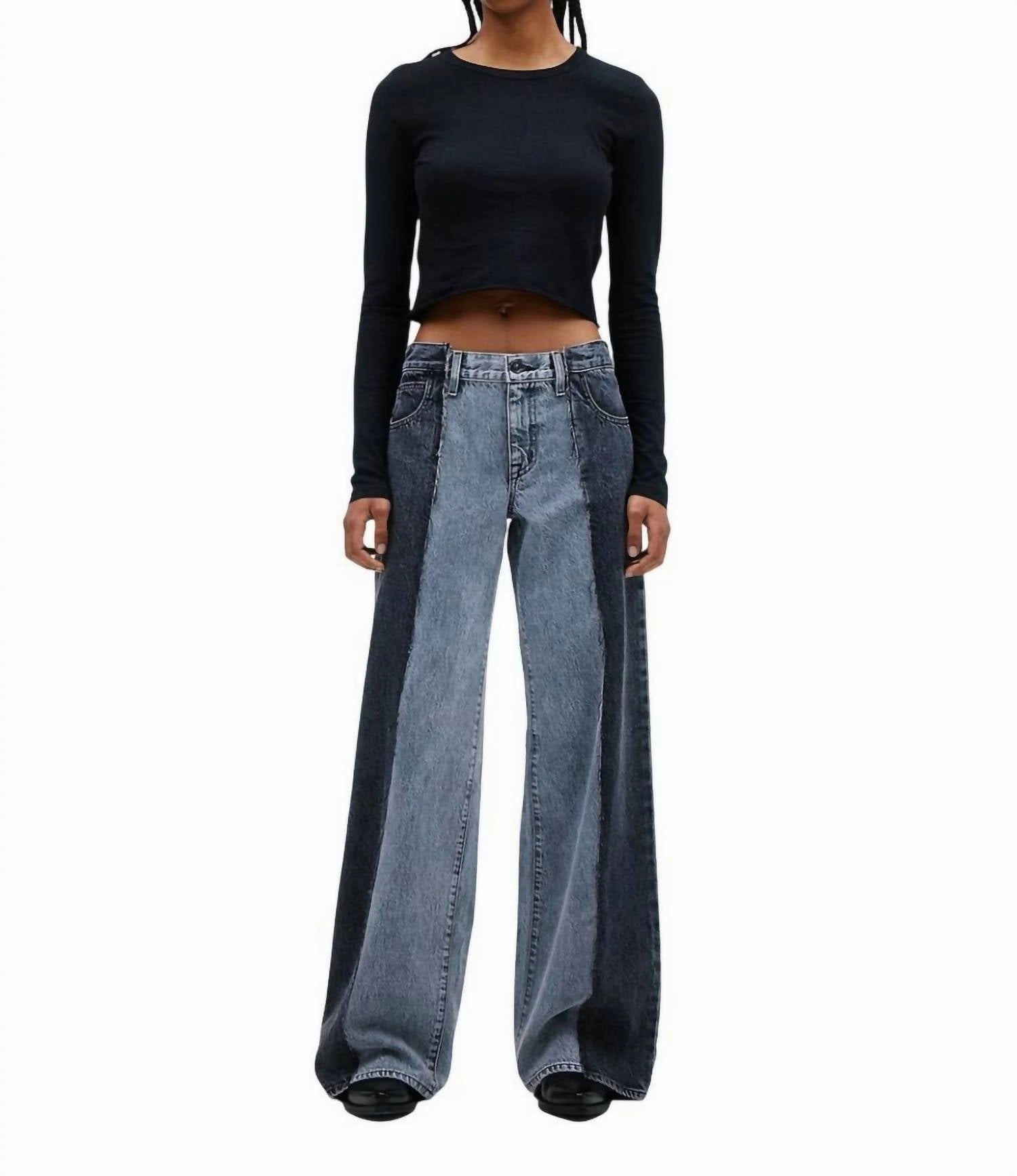 Re-Work Mica Panel Jeans In Lunar Eclipse