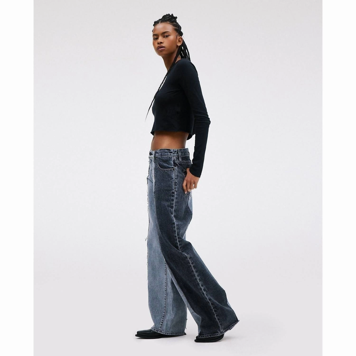 Re-Work Mica Panel Jeans In Lunar Eclipse