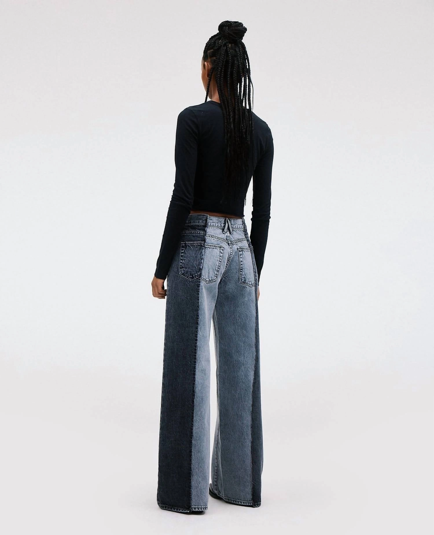 Re-Work Mica Panel Jeans In Lunar Eclipse