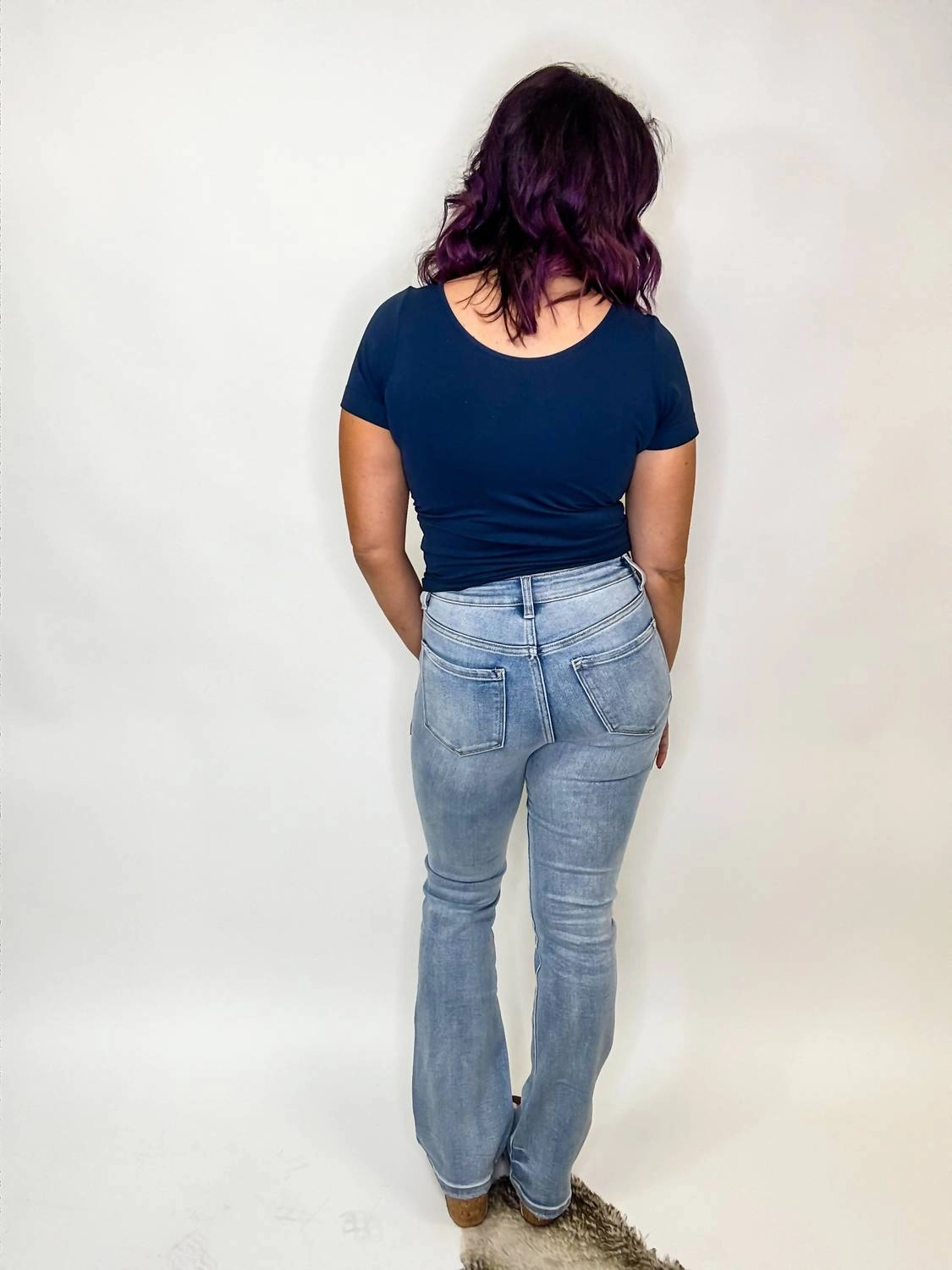 Rebel Edge Bootcut Jeans In Denim