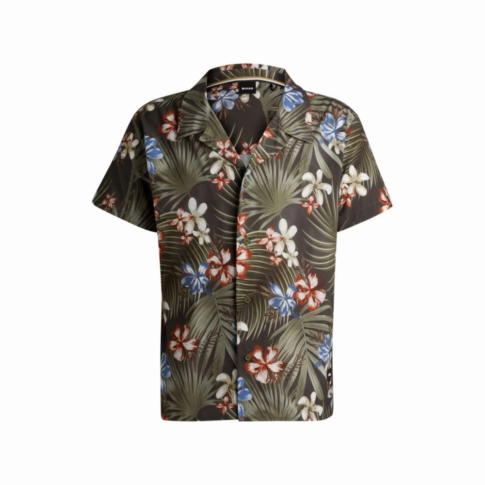 Regular-fit shirt with seasonal print
