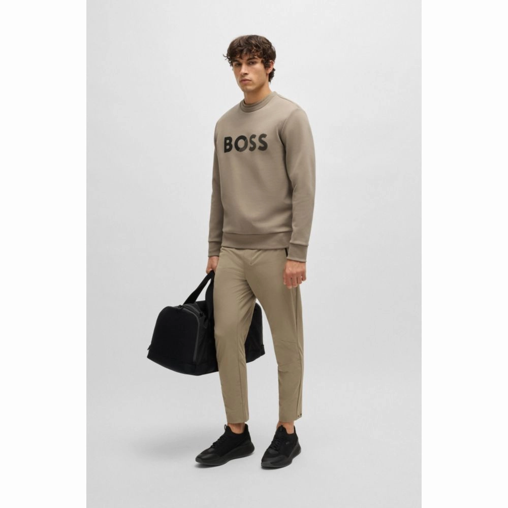 Regular-fit sweatshirt with logo print
