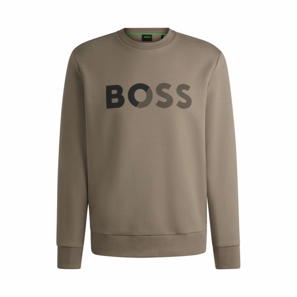 Regular-fit sweatshirt with logo print
