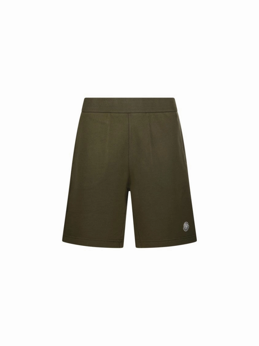 Relaxed-Fit Cotton Shorts With Logo Detail