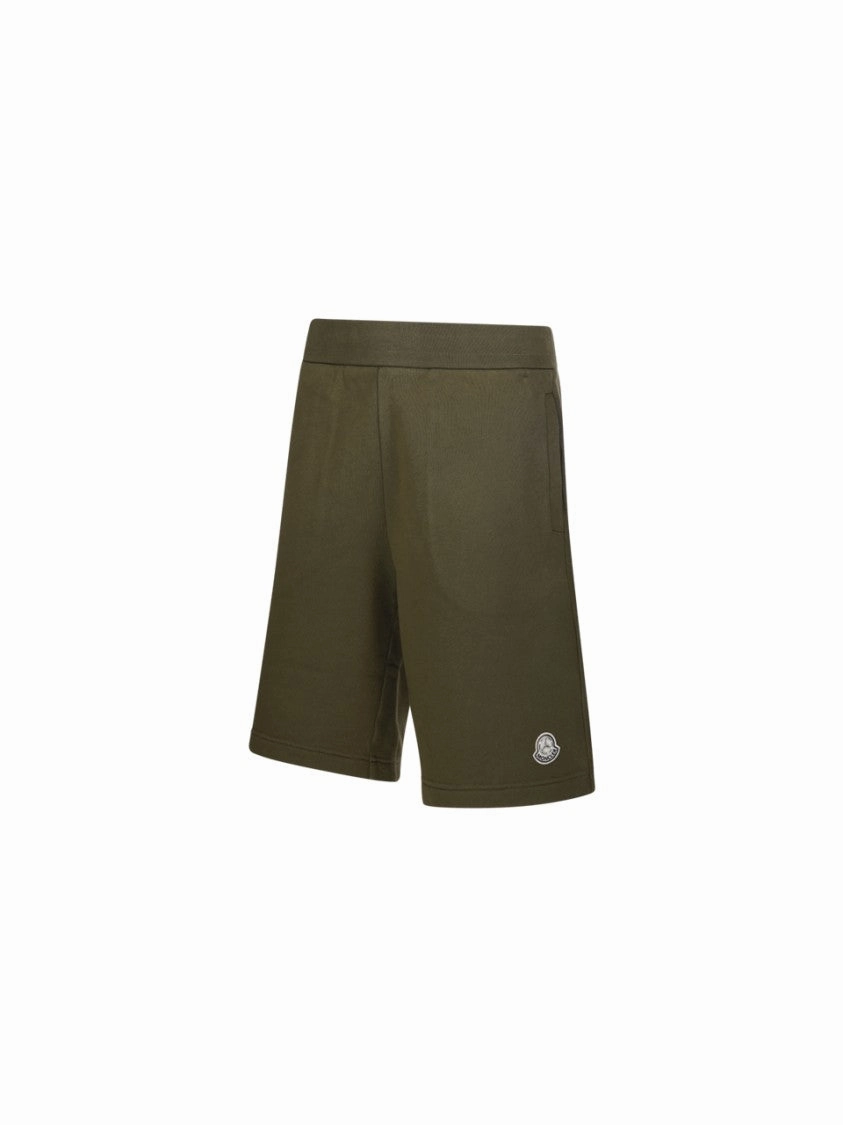 Relaxed-Fit Cotton Shorts With Logo Detail
