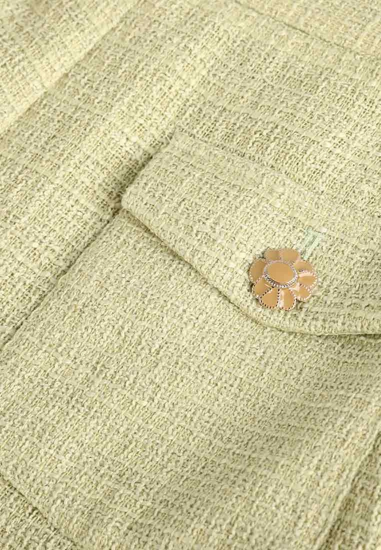 Retro wide-fit tweed trouser