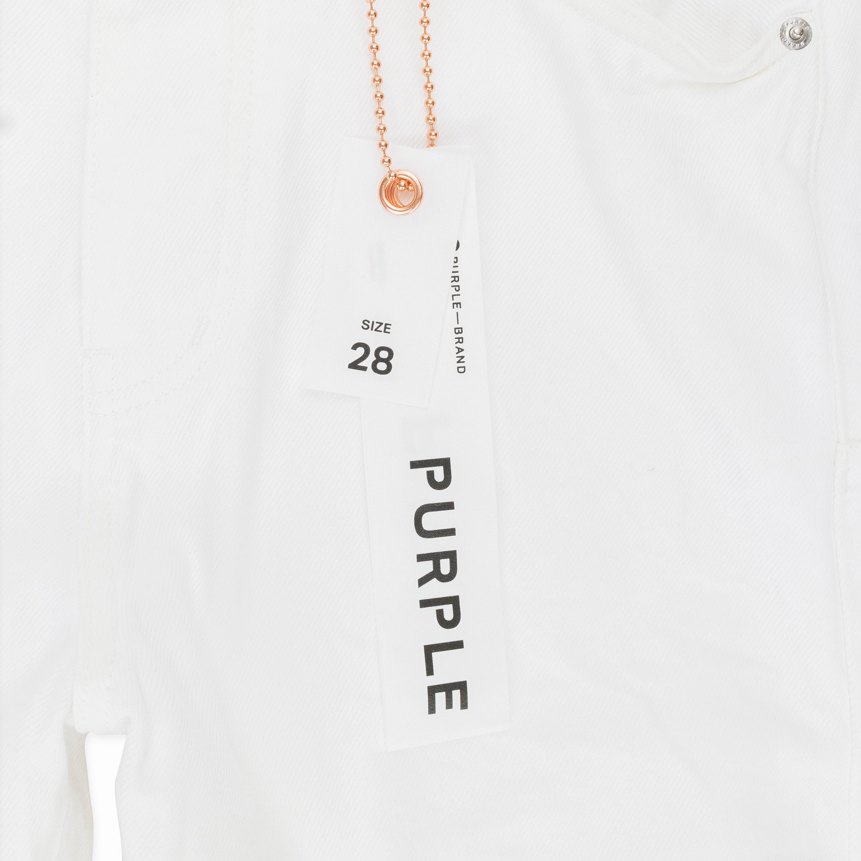 RINSED BAGGY WHITE SKINNY JEANS