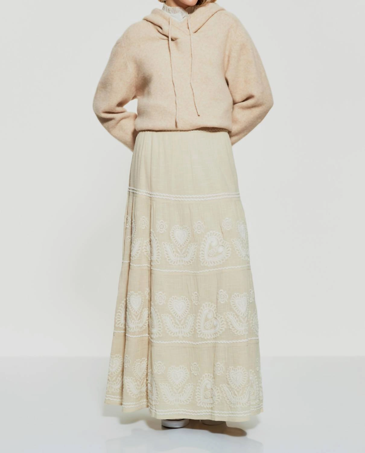 Robby Maxi Skirt In Cream