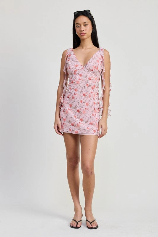 Rosalie Ruffle Mini Dress