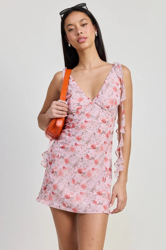 Rosalie Ruffle Mini Dress