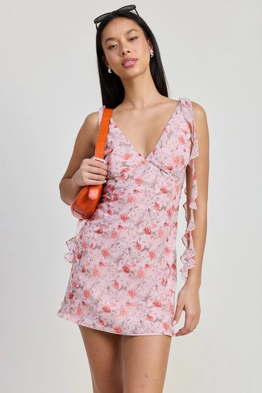 Rosalie Ruffle Mini Dress