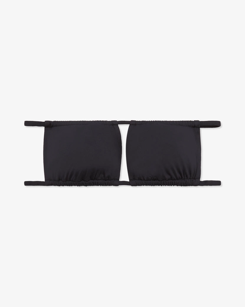 Ruched Bandeau Bikini Top