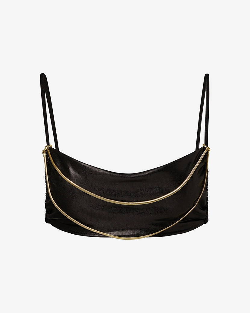 Ruched Scoop Top