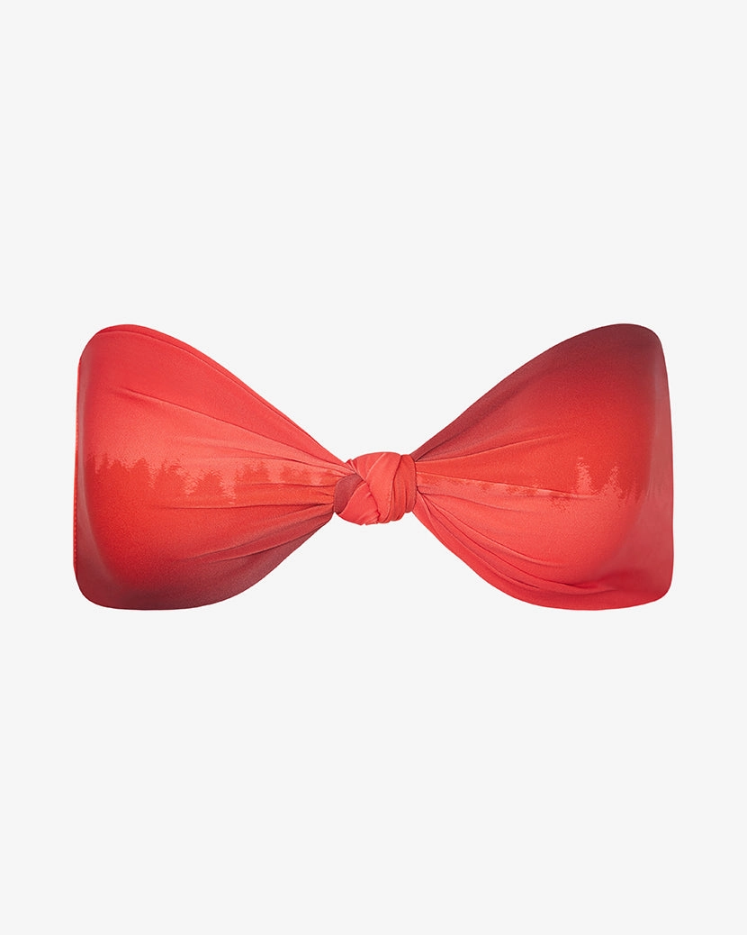 Ruched Tie Bandeau Top
