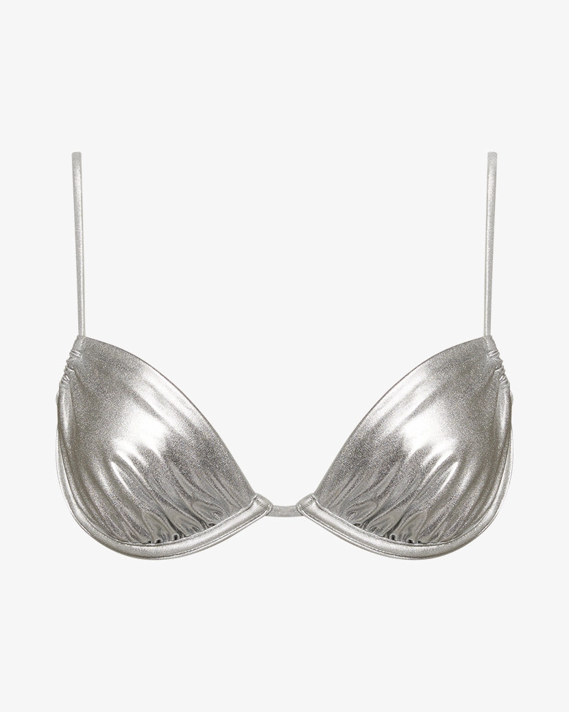 Ruched Underwire Bikini Top