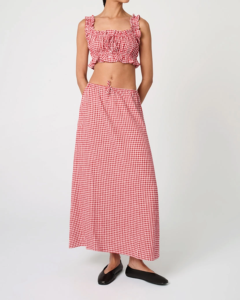 Ruffle Crop Top